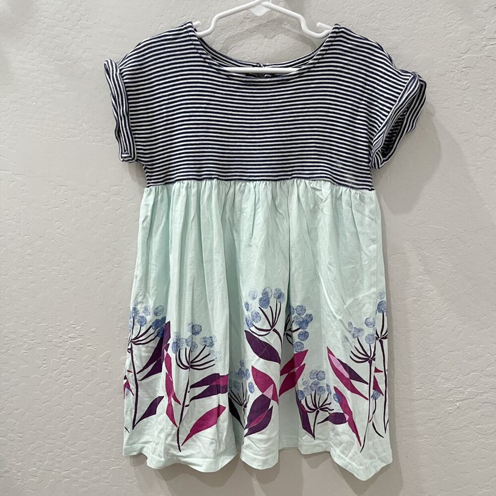 Tea Collection Blue Florals Empire Dress